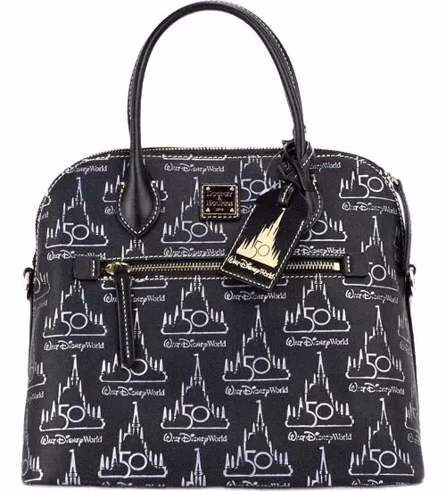 Dooney & Bourke Dooney & Bourke Black Walt Disney World 50th Anniversary Leather Satchel Handbag