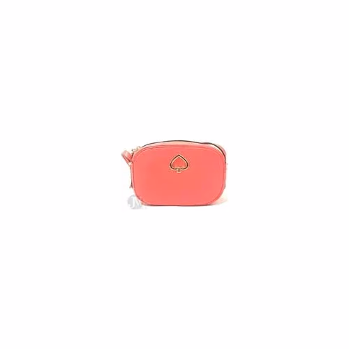 Kate Spade Kate Spade New York Women'S Kourtney Pebbled Leather Zip Around Camera Crossbody Bag (Stoplight)