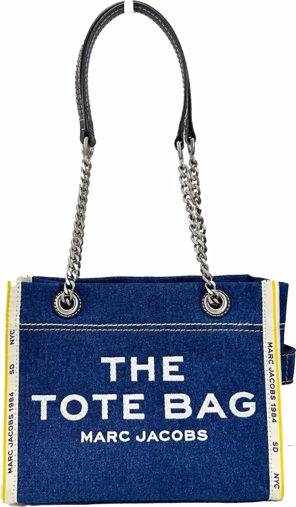 Marc Jacobs Marc Jacobs Denim Chain Small The Tote Bag