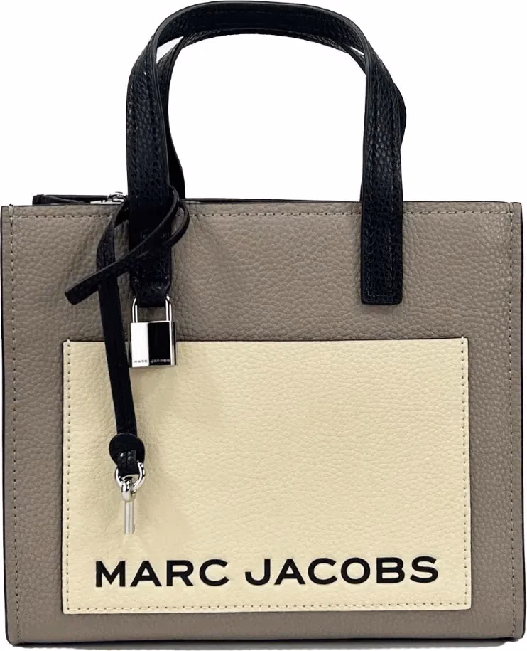Marc Jacobs Marc Jacobs Grind Mini Leather Tote Crossbody Bag