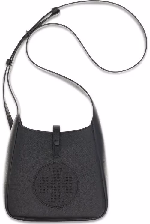 Tory Burch Black Calf Leather Bos Taurus Shoulder Bag