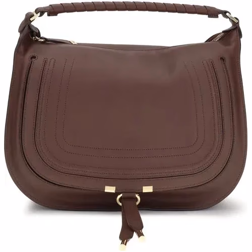 Chloé Brown Calf Leather Bos Taurus Shoulder Bag
