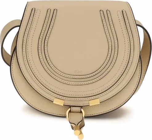 Chloé Beige Calf Leather Bos Taurus Shoulder Bag