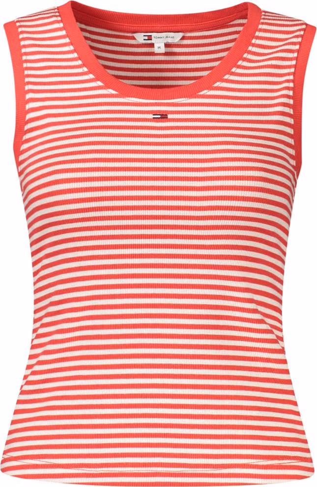 Tommy Hilfiger Red Cotton Women's Tank Top