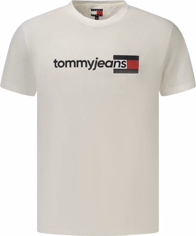 Tommy Hilfiger Bianco Cotton Men's T-Shirt