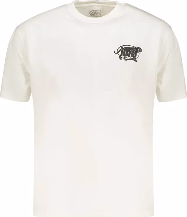 Vans White Cotton Men's T-Shirt