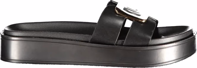 Laura Biagiotti Nero Polyurethane Women's Sandal