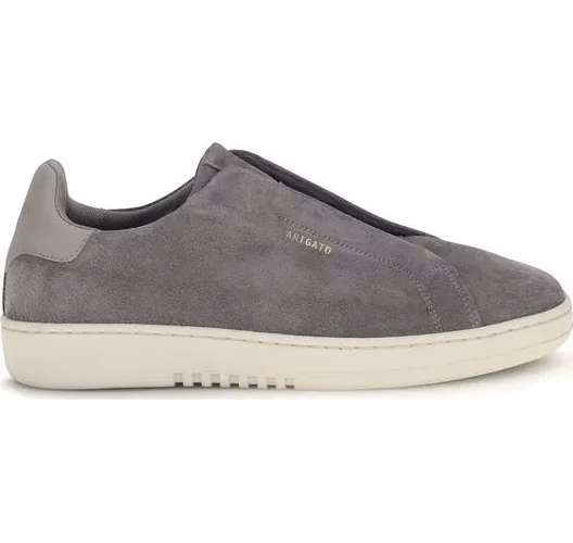 Axel Arigato Gray Calf Leather Bos Taurus Low Top Sneakers