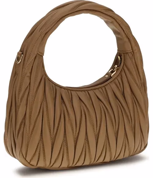 Miu Miu Beige Calf Leather Bos Taurus Handbag