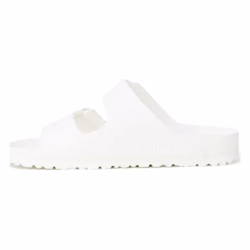 Birkenstock White Plastic Flat Sandals