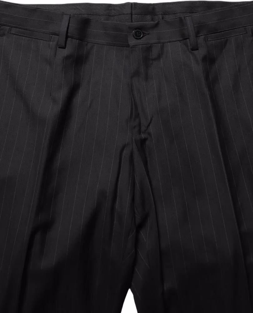 Dolce & Gabbana Black Stripes Slim Fit Formal 3 Piece Suit