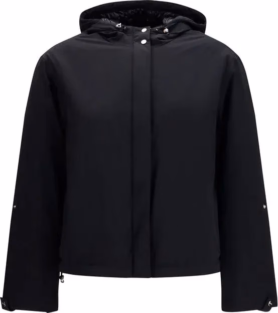 Herno Black Polyamide Shell Jacket