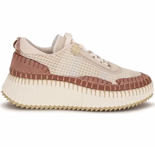 Chloé Beige Nylon Chunky Sneakers