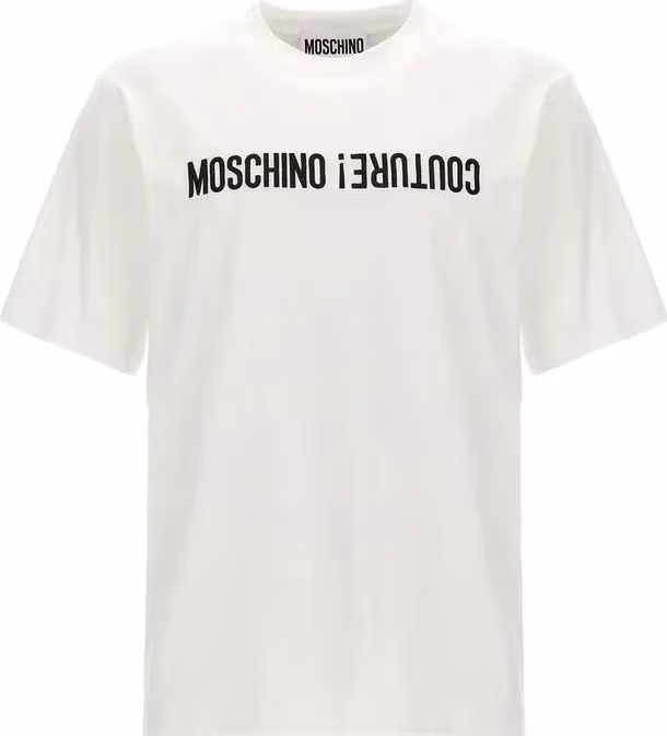 Moschino White Cotton T-Shirt