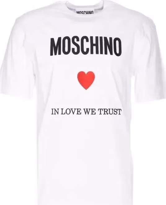 Moschino Couture White Cotton T-Shirt