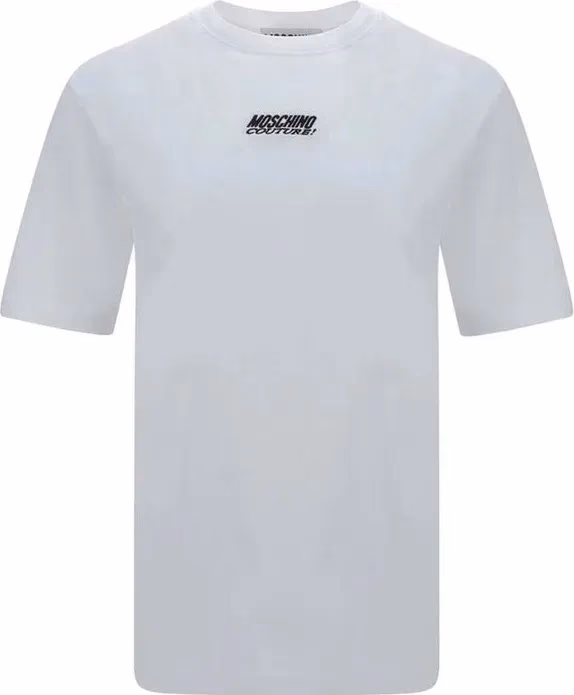 Moschino White Cotton T-Shirt