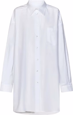 White Cotton Dress Shirt