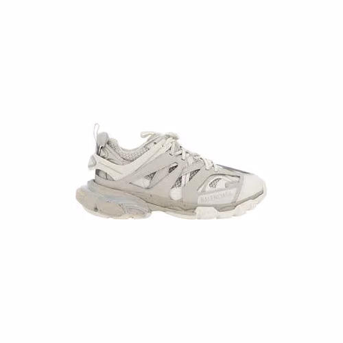 Balenciaga White Polyethylene Athletic Sneakers