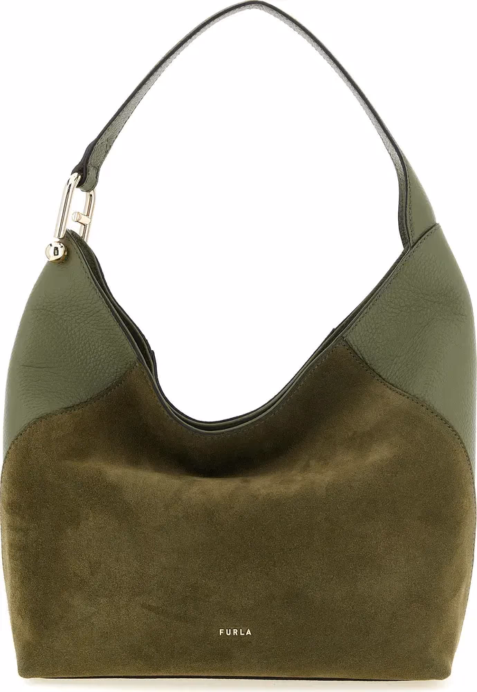 Furla Bicolor Calfskin Shoulder Bag