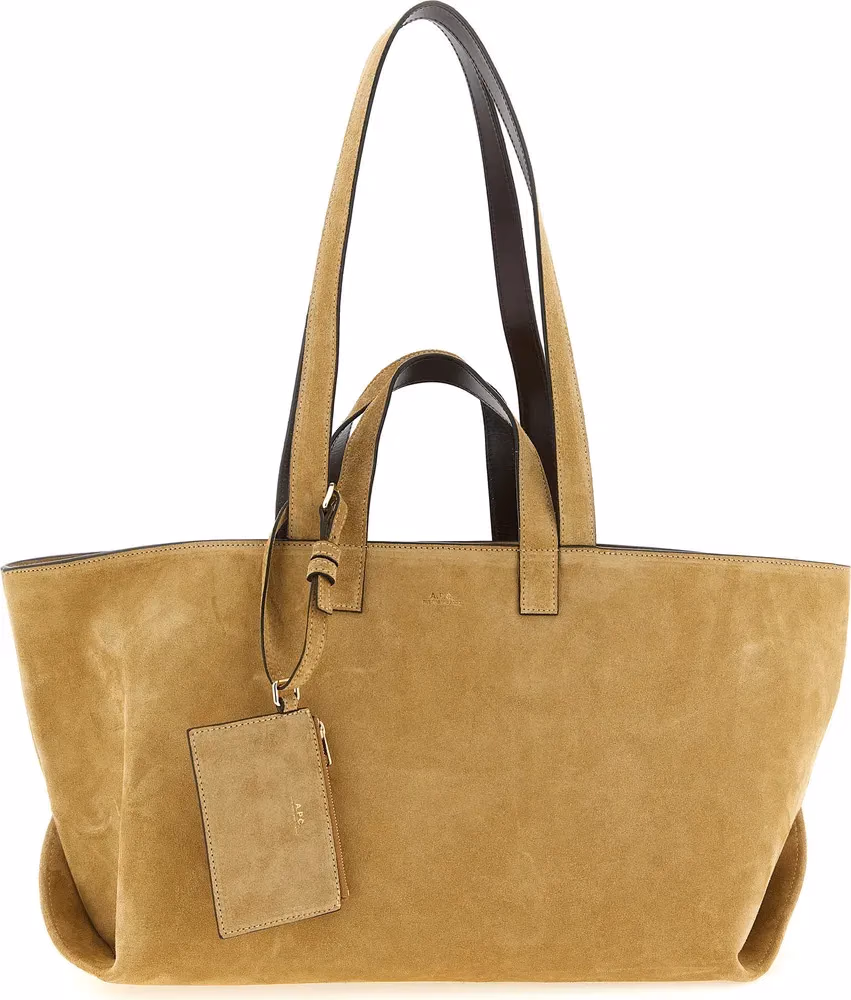 A.P.C. Brown Cowhide Tote Bag