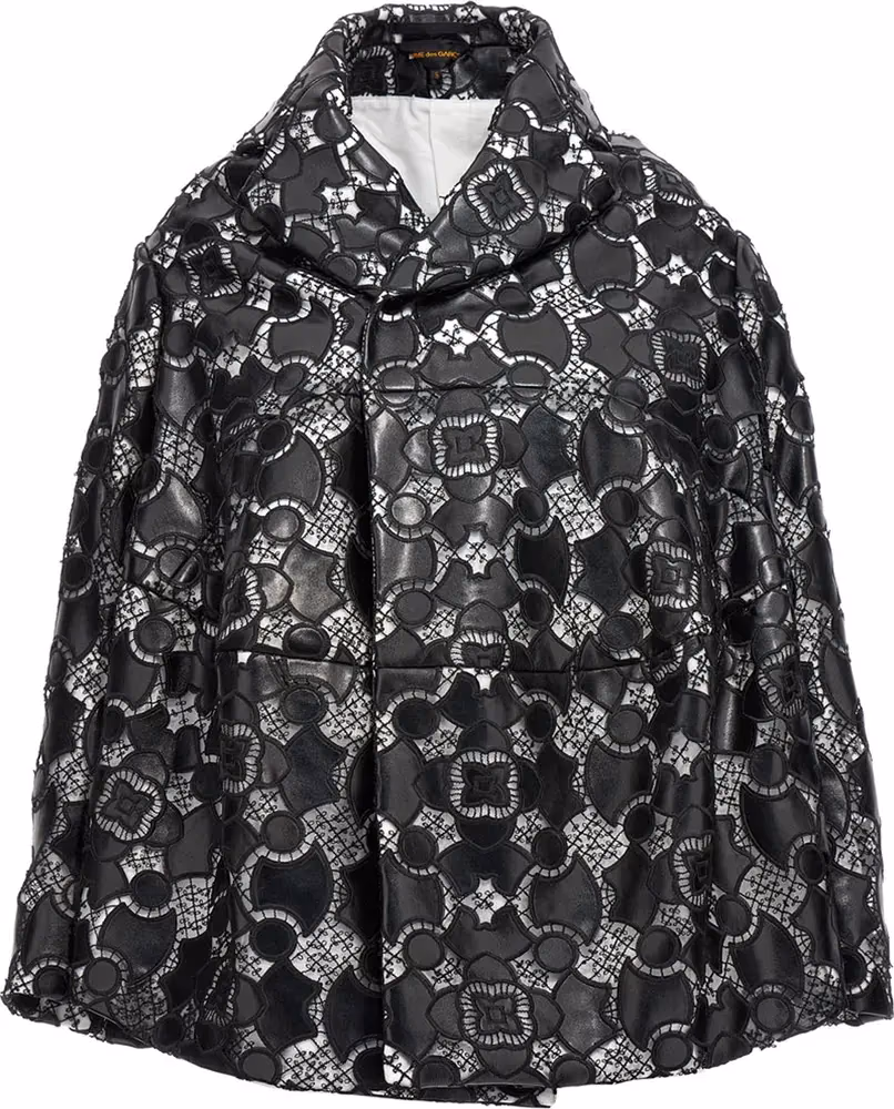 Comme Des Garçons Bicolor Polyethylene Leather Jacket