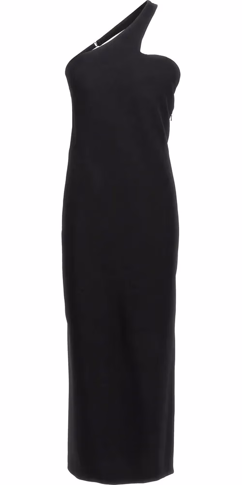 Sportmax Black Viscose Long Skirt