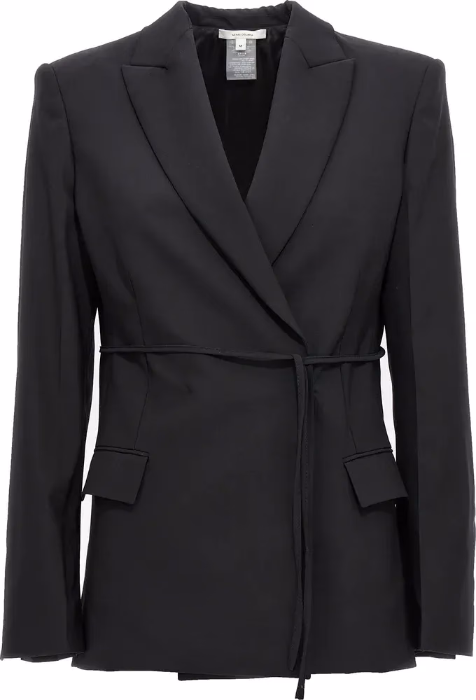 Nensi Dojaka Black Virgin Wool Blazer