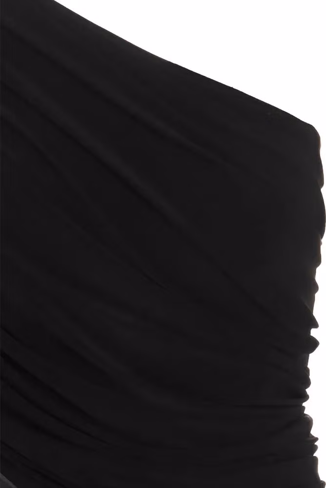Norma Kamali Black Polyamide Tank Tops
