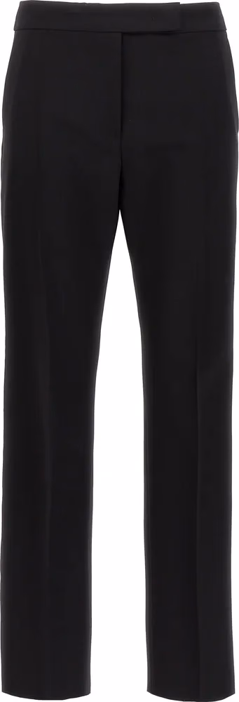 Max Mara Black Virgin Wool Dress Pants