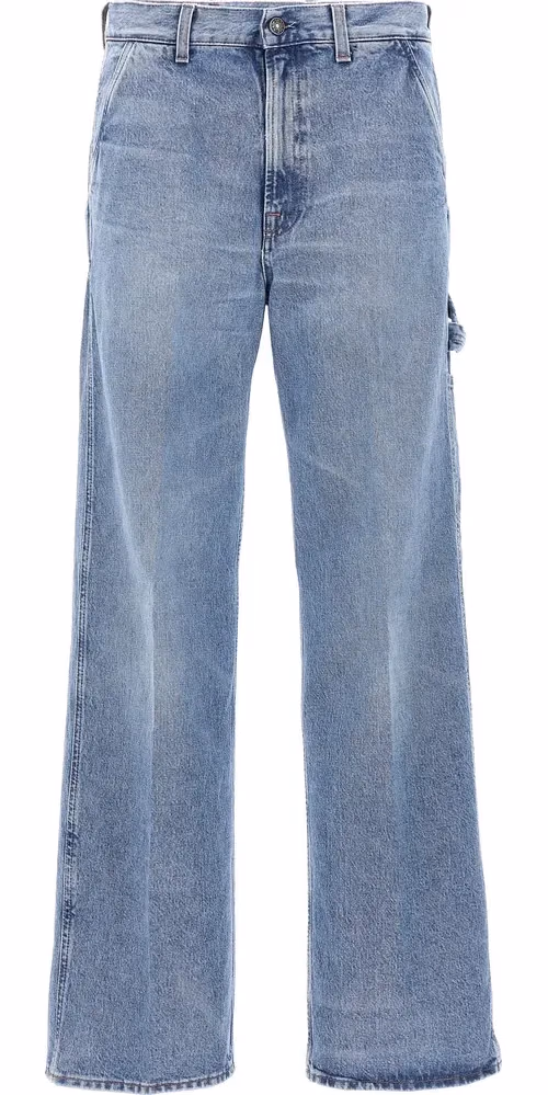 Made in Tomboy Blue Cotton Relaxed Fit Jeans