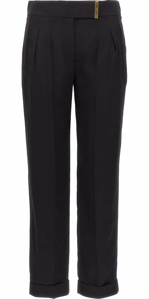 Tom Ford Black Viscose Dress Pants
