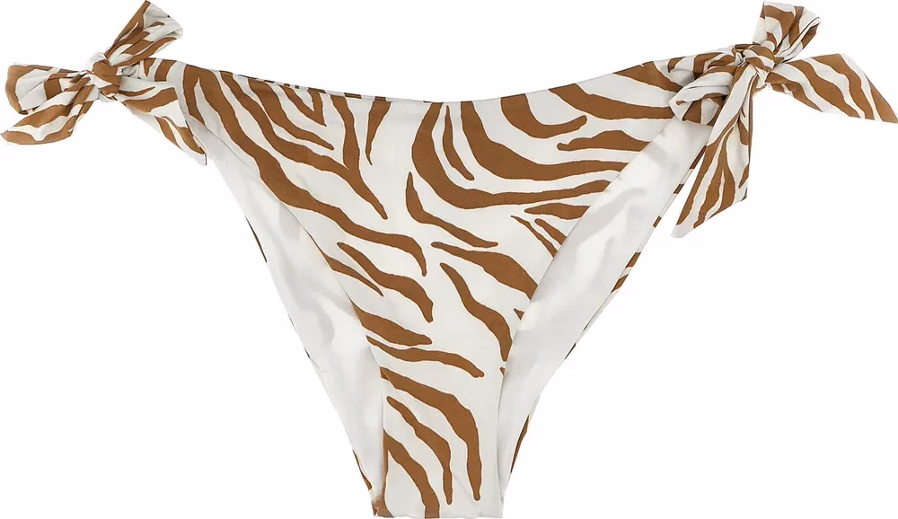 Max Mara Beige Polyamide Swim Briefs