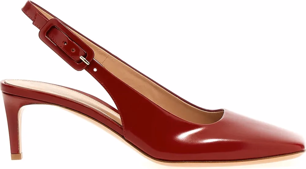 Gianvito Rossi Multicolor Goatskin Mid Heel Pumps
