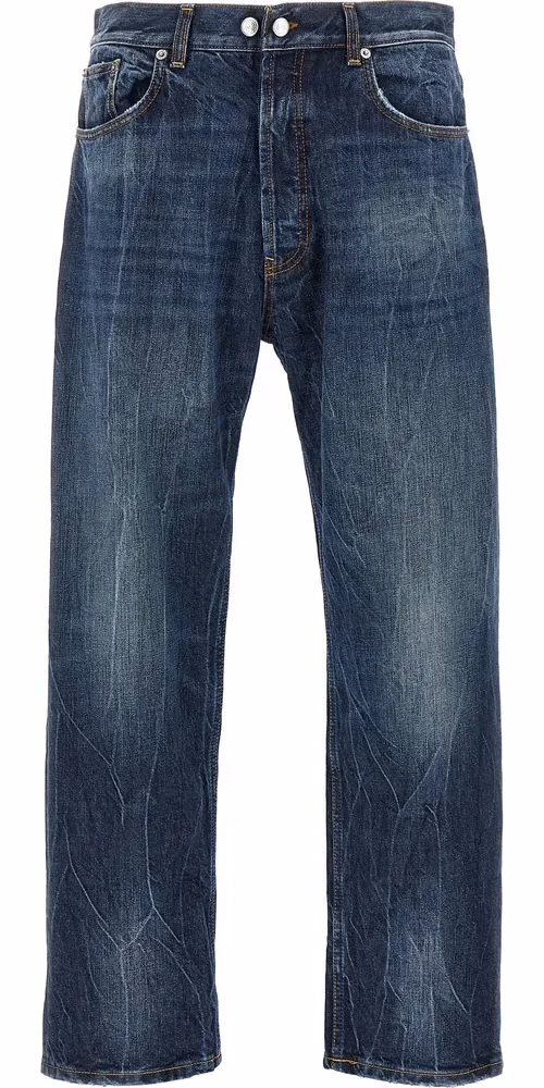Department 5 Blue Cotton Jeans Denim