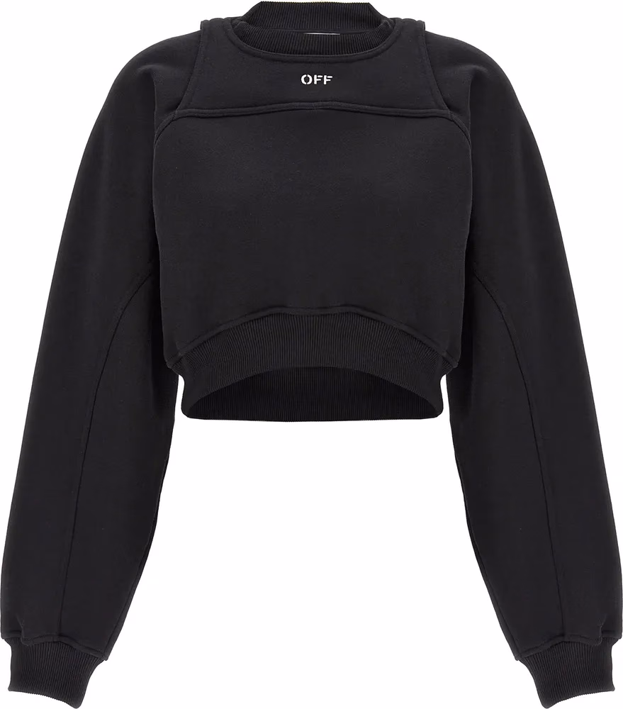 Off-White Bicolor Cotton Sweatshirt