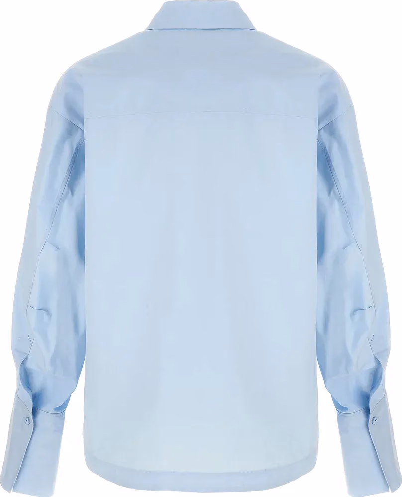 The Attico Blue Cotton Blouse