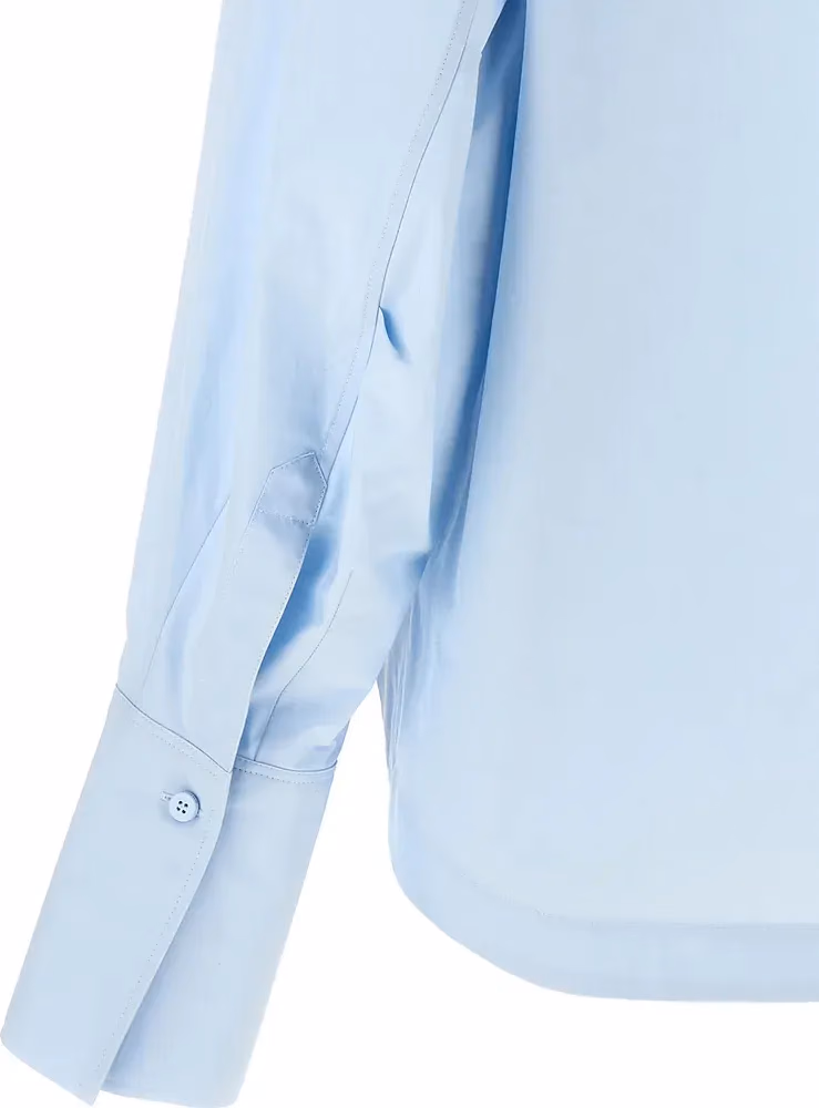 The Attico Blue Cotton Blouse