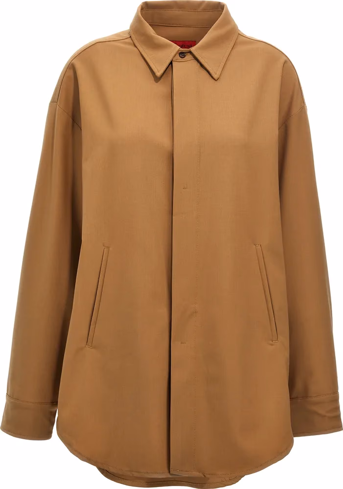 THELATEST Brown Polyester Blouse