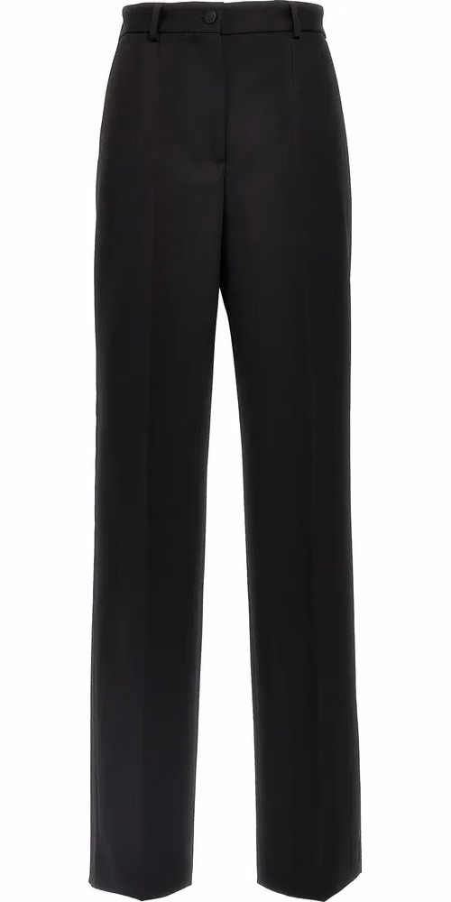 Dolce & Gabbana Black Virgin Wool Tuxedo