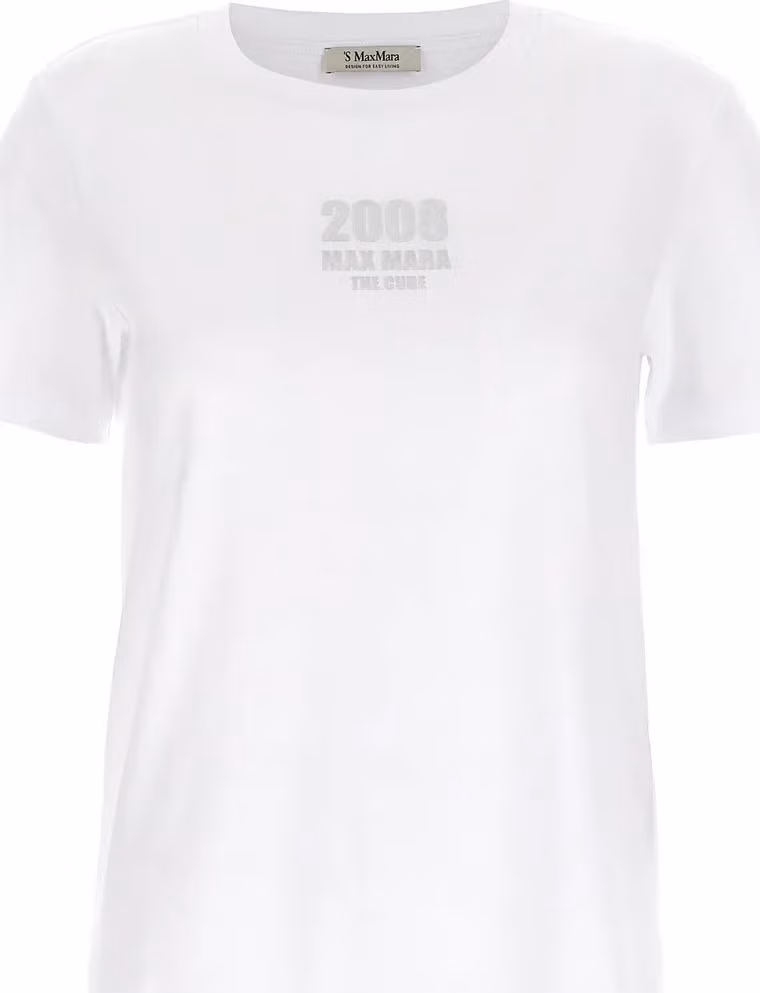 'S Max Mara White Cotton T-Shirt
