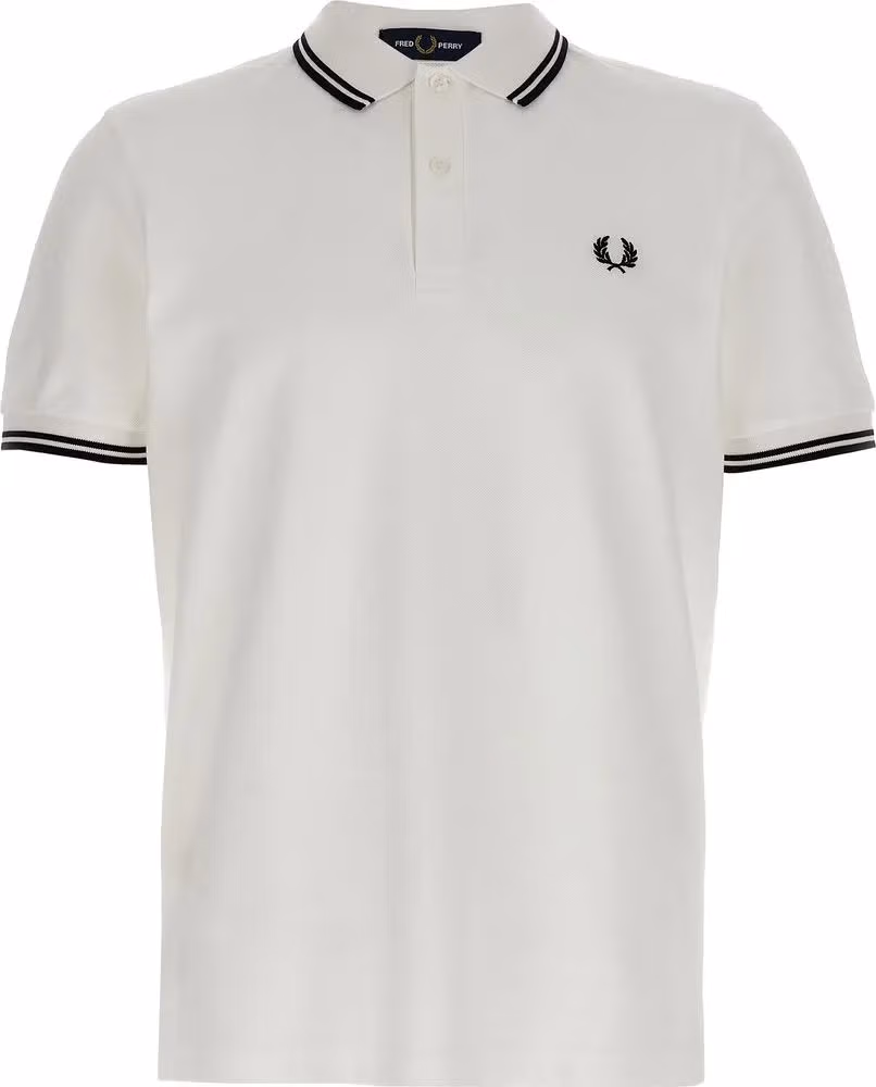 Comme Des Garçons White Cotton Polo Shirt