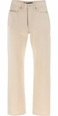 Beige Cotton Jeans Denim