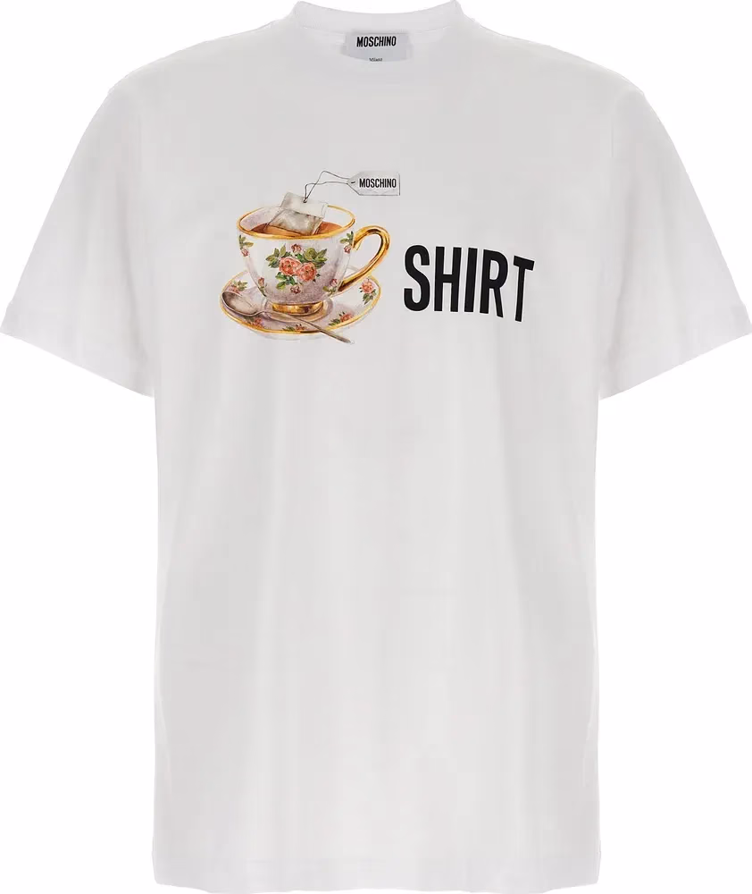 Moschino White Cotton T-Shirt