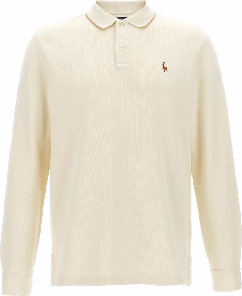 Polo Ralph Lauren Beige Cotton Polo Shirt