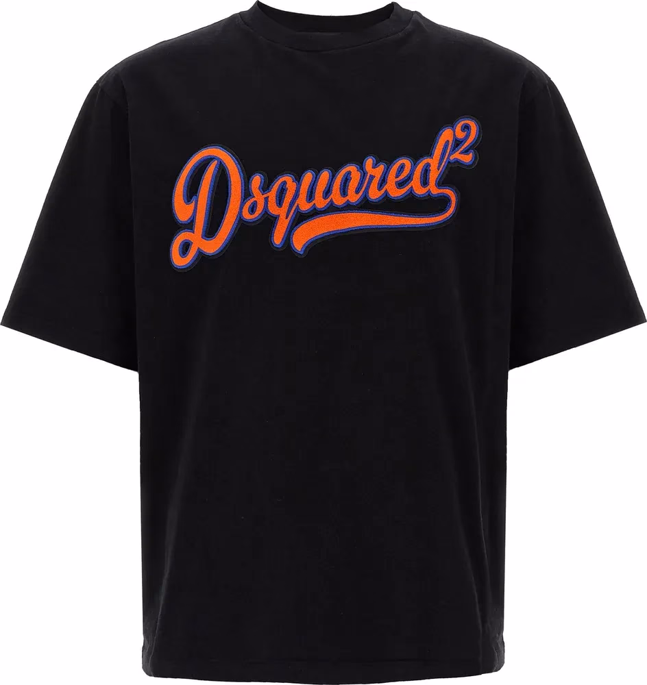 Dsquared² Black Cotton T-Shirt