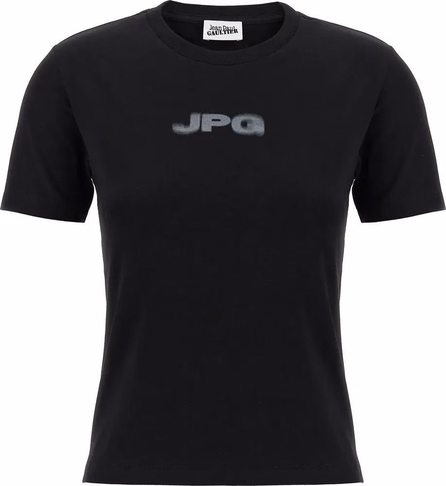 Jean Paul Gaultier Black Cotton T-Shirt