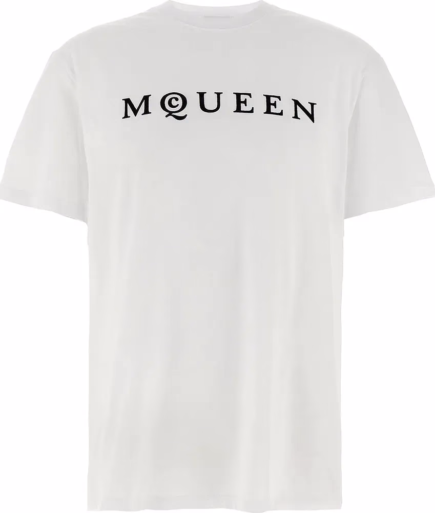 Alexander McQueen Bicolor Cotton T-Shirt