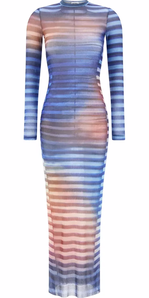 Jean Paul Gaultier Multicolor Polyamide Long Dress