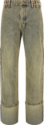 Bicolor Cotton Jeans Denim