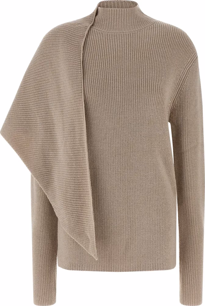 Entire Studios Beige Wool Cardigan